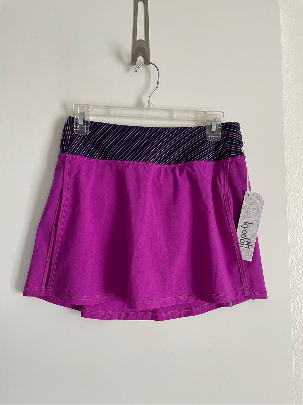 KYODAN SKORT Golf Tennis Sport Skirt-Shorts Pink Fushia/Navy Blue NWT